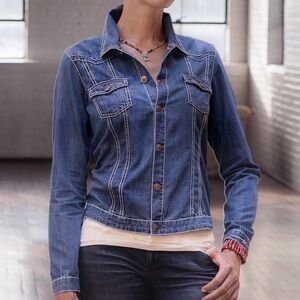 NWT RYAN MICHAEL denim jacket M L